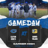 #NCHSAA Greater Neuse River 4-A Conference Varsity Baseball Clayton Comets VS Garner Trojans! #WeAreCRN #GoComets