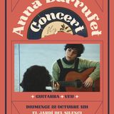 Entrevista a Anna Barrufet. Concert 22 d'octubre a El Jardí del Silenci, Gràcia, Barcelona