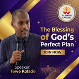 THE BLESSING OF GOD’S PERFECT PLAN
