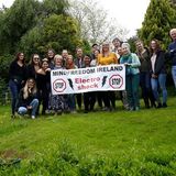 Mary Maddock  MindFreedom Ireland Electroshock Protest Talk with Tenney