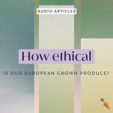 How Ethical Is Our European Grown Produce? | FoodUnfolded AudioArticle