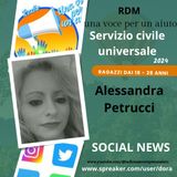 Rubrica Social News: Servizio civile universale conduce Alessandra Petrucci