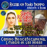 Santo Rosario de hoy SABADO 15 DE MARZO 2025 🌹 MISTERIOS GOZOSOS. Rosario a la Virgen María.