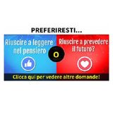 #roma "Preferiresti.."