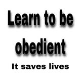 Learn how to be Obedient