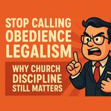 Stop Calling Obedience Legalism: Why Church Discipline Still Matters cogs7e33