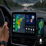App meteo CarPlay, finalmente il radar in tempo reale in auto