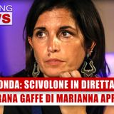 Scivolone In Diretta TV: La Strana Gaffe Di Marianna Aprile! 