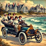 24 - Automobile Girls at Newport by Laura Crane
