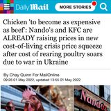Chicken 'to become as expensive as beef