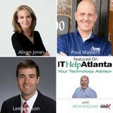 IT Help Atlanta with Rick Higgins: Alison Jones, LeVino Jones Medical Interiors, Paul Masters, Anago Cleaning Systems of Atlanta and Lee Jam