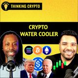 Crypto Water Cooler: Bitcoin Bottom In? Solana, Ethereum ETF, Trump Democrats Crypto, Stablecoin Regulations, Congress Stock Trading Ep014