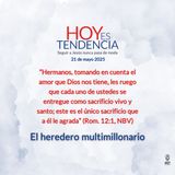 El heredero multimillonario ~ Devocional de Jóvenes ~ 21 de mayo 2025