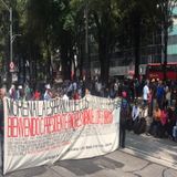 Ex trabajadores de R-100 bloquean Reforma