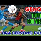 A NAPOLI il GENOA ritrova la compattezza, ma non ancora i punti. Tutti con VIEIRA, ora però VINCERE!