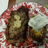Cast Iron Strip Steaks and Home Brewed Fruited Sours
