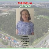 Conexión Comunitaria, conduce María de los Ángeles. Marsella Estéreo Emisora Comunitaria