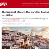 "The happiest place in the world for tourists is ... Lisbon" - #PortugalNews #BookRetreats #PeopleMag