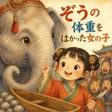 大きなゾウの体重をはかれ！賢い女の子と川の上の大作戦 ｜【中国の昔話】