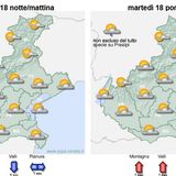 Previsioni 18-20 agosto: alternanza di nuvole e sereno. Poi piogge e temperature in calo