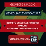 DECRETO CRESCITA E RIMBORSI BANCHE – LEGITTIMAZIONE PASSIVA LCA – #SvegliatiAvvocatura