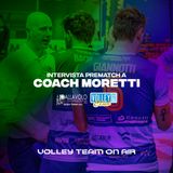 Coach Moretti prima della sfida in trasferta con Acqui Terme