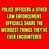 Police officers & other law enforcement officials share the weirdest things they've ever encountered