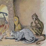 De Aap en de Kat | Aesopus Fabels