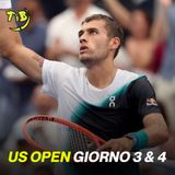 US Open giorni 3 & 4 - I match di Cobolli, Musetti e Sonego; il flop di Jodar e il percorso di Alcaraz