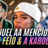 ANUEL AA VUELVE A MENCIONAR A FEID Y KAROL G