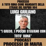 Antonino Giuffré "I Greco I Puccio stavano con Totò Riina" Processo a Salvatore Riina come mandante della strage rapido 904