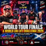 Giants Live World Tour Finals/World Log Lift Challenge 2026: Control the Controllables, Talk It Out & Meditate