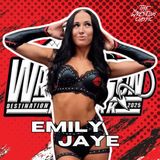 Thunder Rosa Runs In On Emily Jaye Interview - Wrestlecon