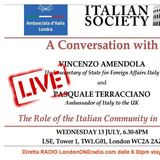 Sottosegretario al ministero affari esteri sulla situazione Italiana in UK dopo la ‪#‎Brexit‬