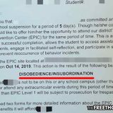 Student Suspended for 5 Days Over 'Taxation is Theft' Hat, 'End the Drug War' Flyer +