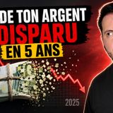 15 % de ton argent a DISPARU en 5 ans (et tu ne l'as pas vu)