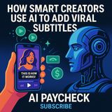 How Smart Creators Use AI to Add Viral Subtitles and Get Paid While They Sleep