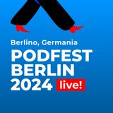 Live al PodFest Berlin 2024: come evitare i viaggi-clone e viaggiare meglio? House Of Color, Kreuzberg, Berlino.