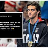 Il campione olimpico Thomas Ceccon “contro” gli impiccioni: “fanno ridere”