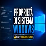 Proprietà di sistema Windows il comando segreto che non conoscevi