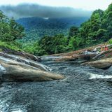 കോട്ട പോലെ കാടും മലകളും: നടുവില്‍ കോഴിപ്പാറ വെള്ളച്ചാട്ടവും |  Kozhippara Waterfalls
