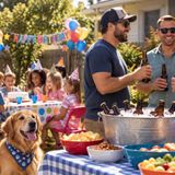 Is a kids birthday party a place to have beers?