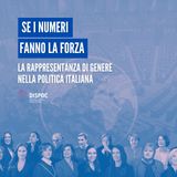 La rappresentanza di genere nella politica italiana