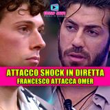 Gesto shock in diretta al Grande Fratello: Francesco Rana attacca Omer Elomeri su tutti i fronti