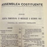 Ottavia Penna sulla revisione repubblicana (3 dicembre 1947)