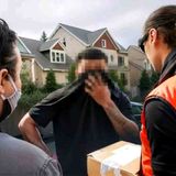 Scammer BUSTED at his Front Door