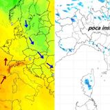 Previsioni 19-21 maggio: poca instabilità e temperature in aumento