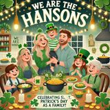 ☘️ We Are the Hansons: Celebrating St. Patrick’s Day as a Family! 🎉👨‍👩‍👧‍👦