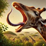 Você já se perguntou por que as girafas têm a língua roxa?