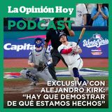 Alejandro Kirk brilla con los Blue Jays en la Serie Mundial.